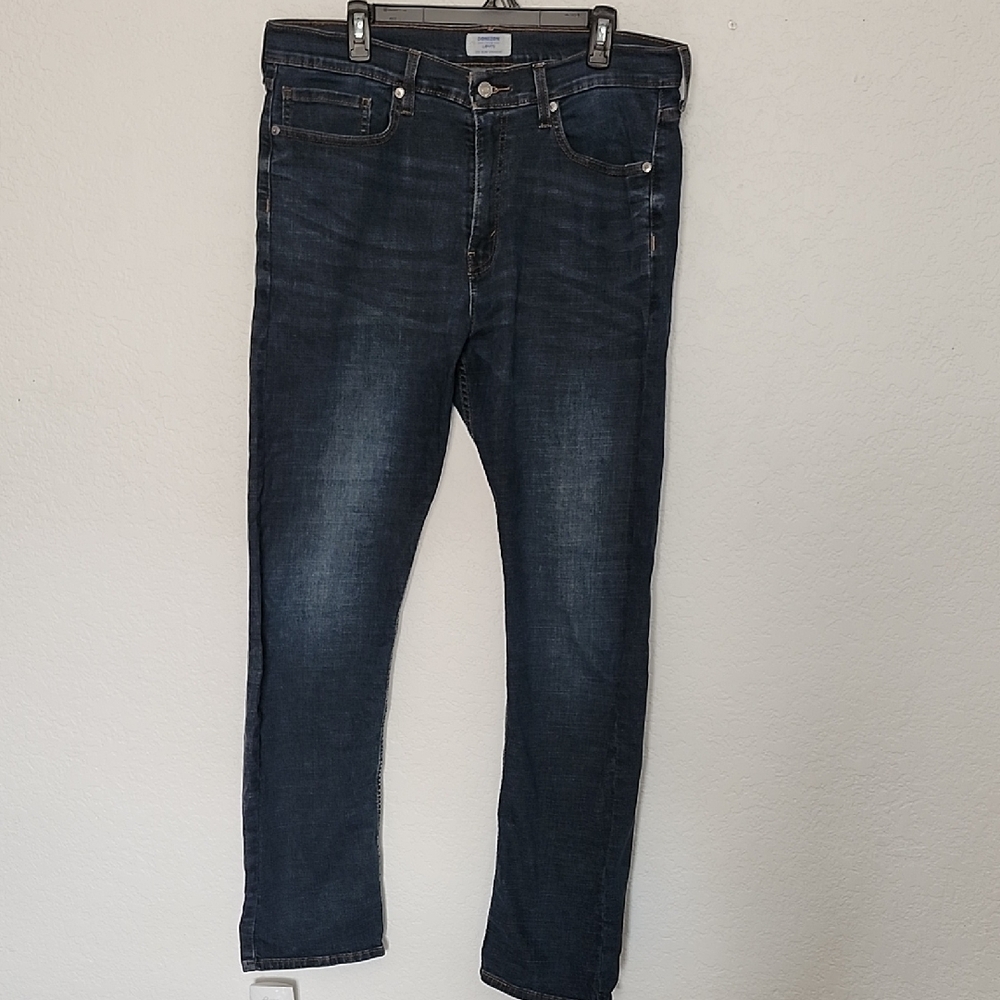 Levi's Denizen 232 Slim Straight Leg Dark Wash Men's Jeans Casual 36 X 34